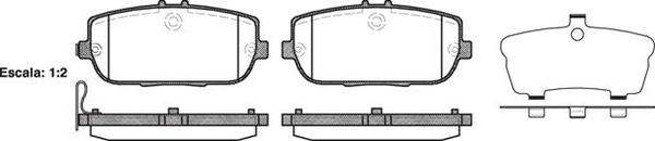 Remsa REAR DISC BRAKE PADS - MAZDA MX5 NCEC 2005-