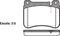 Remsa FRONT DISC BRAKE PADS - MERCEDES BENZ C , SLK CLASS 04-