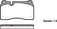 Remsa FRONT DISC BRAKE PADS - AUDI / VW TOUAREG  05-