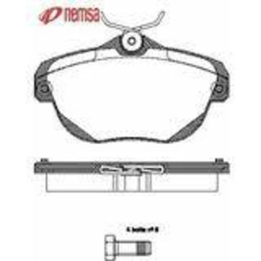 Remsa REAR DISC BRAKE PADS - CITROEN PEUGEOT RENAULT C6 05-