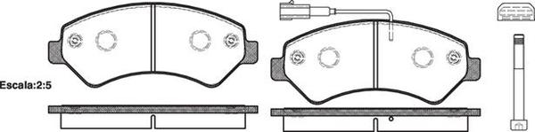 Remsa FRONT DISC BRAKE PADS - FIAT DUCATO 06-