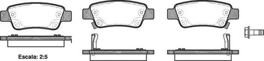 Remsa REAR DISC BRAKE PADS - HONDA CR-V 07-