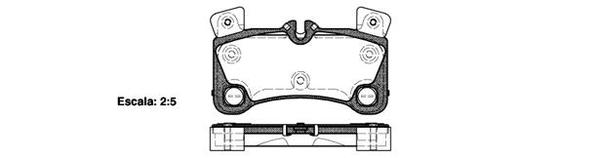 Remsa DISC BRAKE PADS - PORSCHE CAYENNE , AVW Q7 , TOUAREG  02-