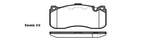 Remsa REAR DISC BRAKE PADS - BMW SER 1 E82 , E88 07-