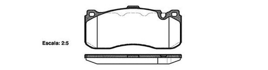 Remsa REAR DISC BRAKE PADS - BMW SER 1 E82 , E88 07-