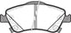 Remsa FRONT DISC BRAKE PADS - TOYOTA AURIS  07-