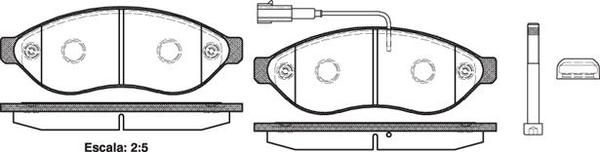 Remsa FRONT DISC BRAKE PADS - FIAT DUCATO 06-