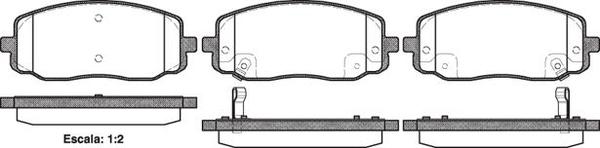 Remsa FRONT DISC BRAKE PADS - HYUNDAI i 10,i 20     08-