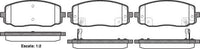 Remsa FRONT DISC BRAKE PADS - HYUNDAI i 10,i 20     08-