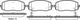 FARGO BRAKE PADS FRONT HYUNDAI KIA I 10 I 20 08-