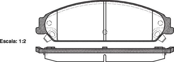 Remsa FRONT DISC BRAKE PADS - CHRYSLER 300C 04-  PERFORMANCE PACK