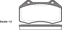 Remsa FRONT DISC BRAKE PADS - CIT PEUG REN CLIO III , MEGANE III 04-