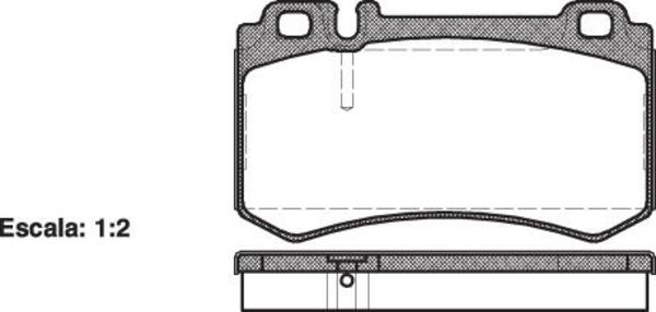 Remsa REAR DISC BRAKE PADS - MERCEDES BENZ S & SL CLASS 99-