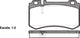 Remsa REAR DISC BRAKE PADS - MERCEDES BENZ S & SL CLASS 99-