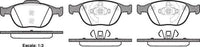 Remsa FRONT DISC BRAKE PADS - FORD FOCUS ST170 , TRANSIT   02-