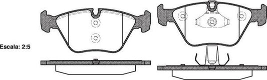 FRONT DISC BRAKE PADS - BMW SER 3 E46 , X3 E83 096310
