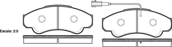 Remsa FDB1479 E FRONT DISC BRAKE PADS - FIAT DUCATO 18-20  01-