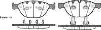 Remsa FRONT DISC BRAKE PADS - BMW SER 5 E60,61 , SER 7 E6#