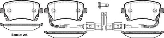 Remsa REAR DISC BRAKE PADS - AUDI / VW A4,A6,A8 99-