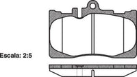 Remsa DB1496 E FRONT DISC BRAKE PADS - TOYOTA LEXUS LS430 00-