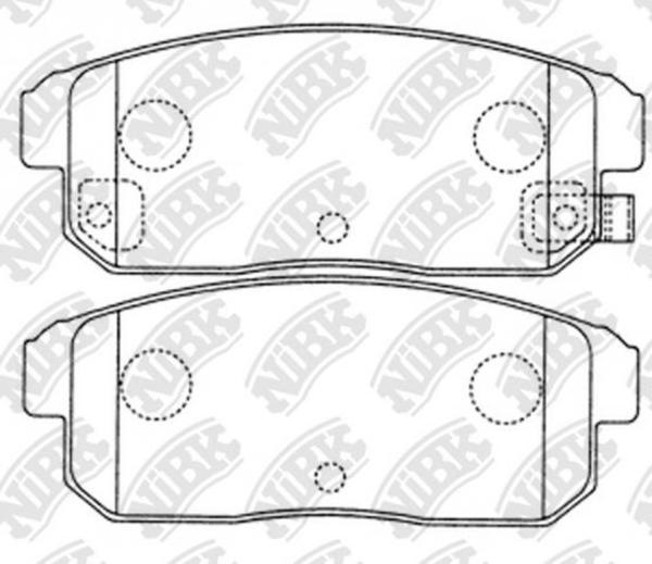 Remsa REAR DISC BRAKE PADS - NISSAN MAXIMA J31 03- DB1493 E