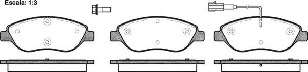 Remsa FRONT DISC BRAKE PADS - FIAT STILO 01-
