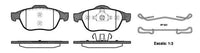 Remsa FRONT DISC BRAKE PADS - CITROEN PEUGEOT RENAULT LAGUNA,SCENIC 01-