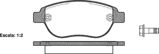 FRONT DISC BRAKE PADS - CITROEN PEUGEOT RENAULT 307 06- DB1758 E 084100