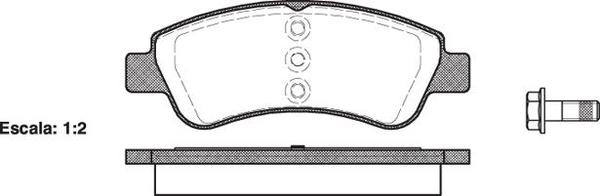 Remsa FRONT DISC BRAKE PADS - MITSUBISHI ASX 10-