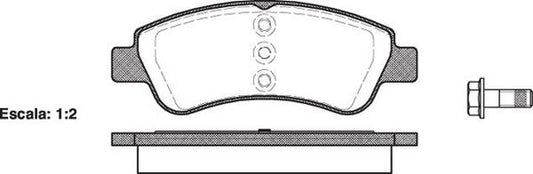 Remsa FRONT DISC BRAKE PADS - MITSUBISHI ASX 10-