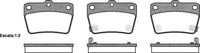 Remsa AD2188 E REAR DISC BRAKE PADS - TOYOTA RAV 4 00-05