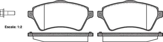 Remsa FDB1473 E FRONT DISC BRAKE PADS - LAND FREELANDER  00-