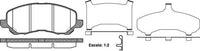 Remsa FRONT DISC BRAKE PADS - DODGE CALIBER 06-