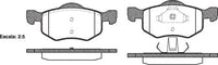 Remsa FRONT DISC BRAKE PADS - FORD / MAZDA ESCAPE , TRIBUTE DB1426 E