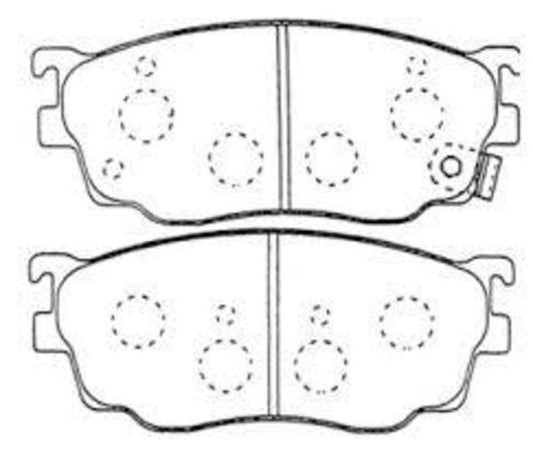 DB1412 E FRONT DISC BRAKE PADS - MAZDA 626 GF , PREMACY 080012