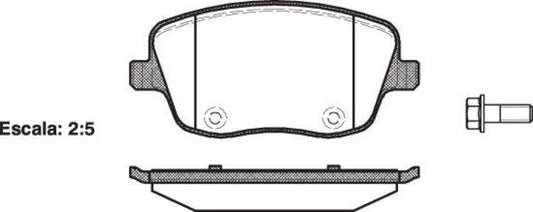 Remsa FRONT DISC BRAKE PADS - SKODA FABIA 03-