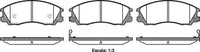 Remsa FRONT DISC BRAKE PADS - HYUNDAI TERRACAN  01-