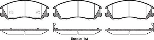 FRONT DISC BRAKE PADS - HYUNDAI TERRACAN  01- 077132