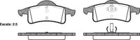 Remsa 7661 E REAR DISC BRAKE PADS - JEEP GRAND CHEROKEE  99-