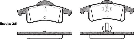 7661 E REAR DISC BRAKE PADS - JEEP GRAND CHEROKEE  99- 075800
