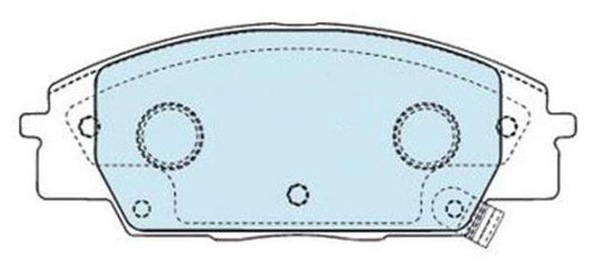 DB1452 E FRONT DISC BRAKE PADS - HONDA CIVIC TYPE R 07-12 073502