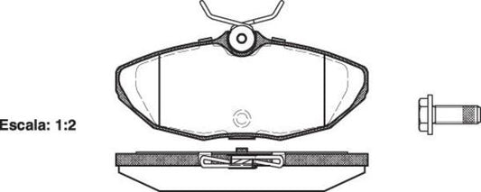 DB1514 E REAR DISC BRAKE PADS - JAGUAR S TYPE 02- 073200