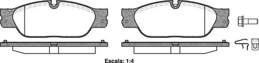 FRONT DISC BRAKE PADS - JAGUAR S-TYPE,XJ 03- 073120