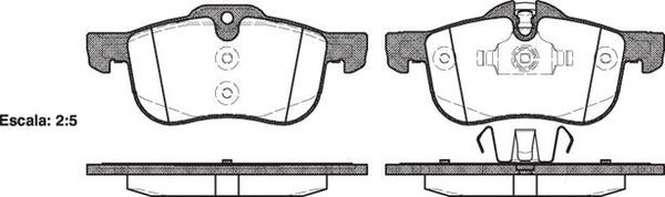 Remsa FDB1355 E FRONT DISC BRAKE PADS - BLMC MG ZT 01-05