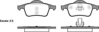 Remsa REAR DISC BRAKE PADS - VOLVO S60 , S80 , V71 DB1456 E