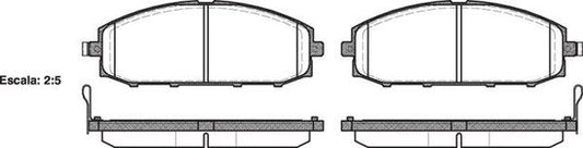 DB1361 E FRONT DISC BRAKE PADS - NISSAN PATROL GU 98- 071104