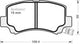Remsa FRONT DISC BRAKE PADS - SUZUKI WAGON R 98-00