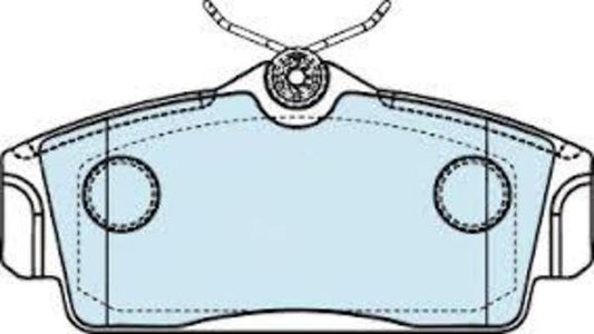 DB1761 E FRONT DISC BRAKE PADS - NISSAN PULSAR N16 00-06 070410