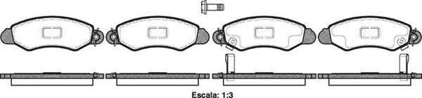 Remsa FRONT DISC BRAKE PADS - SUZUKI SWIFT 89-