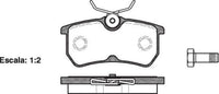 Remsa DB1759 E REAR DISC BRAKE PADS - FORD FOCUS 02-05